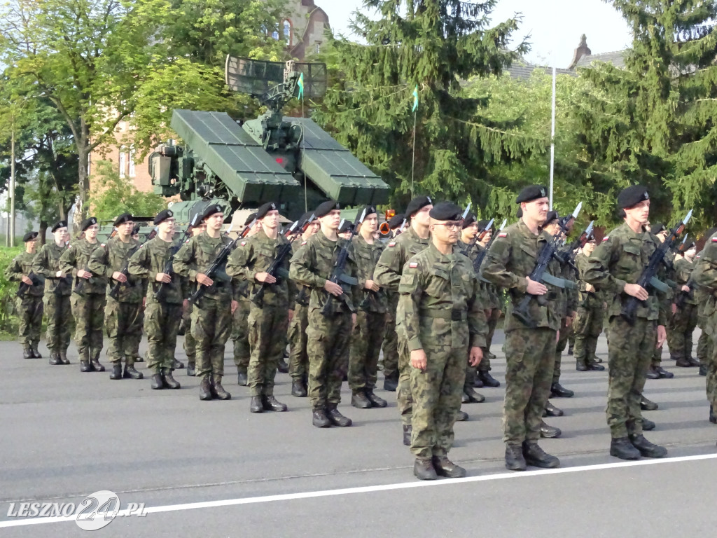 Przysięga wojskowa w Lesznie