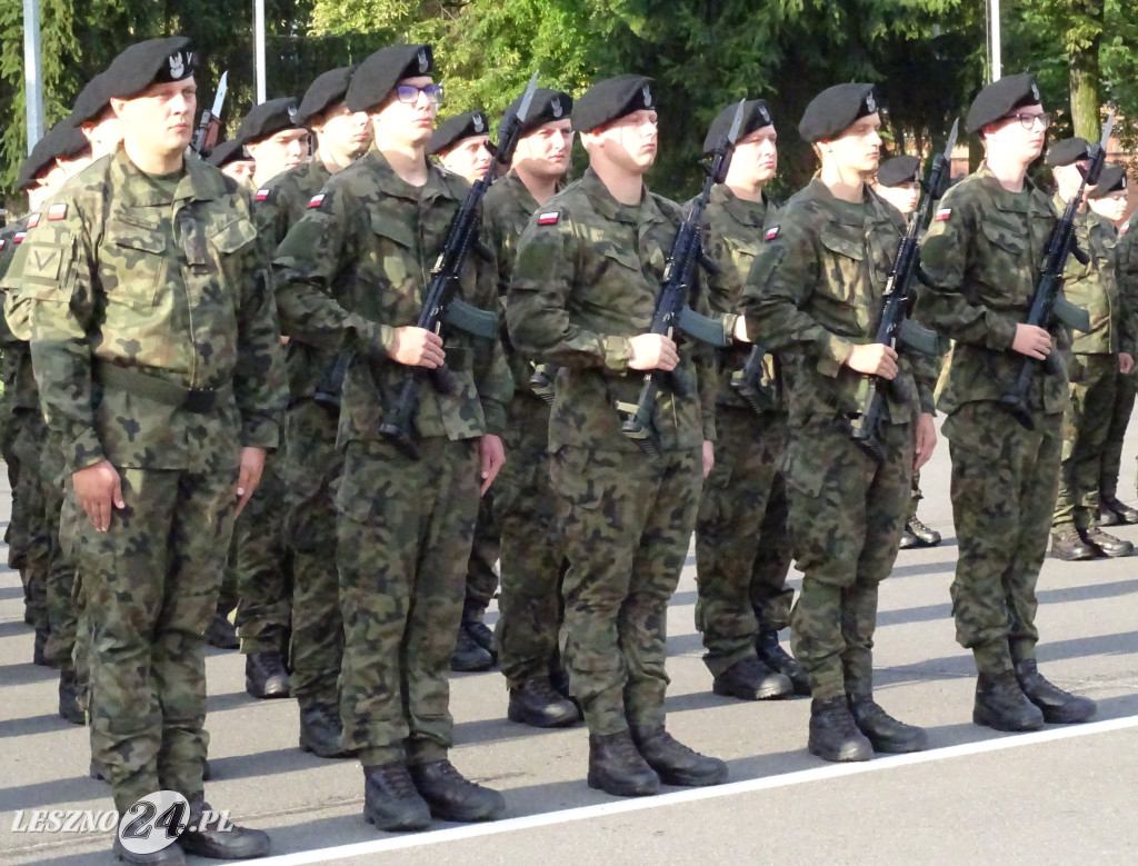 Przysięga wojskowa w Lesznie