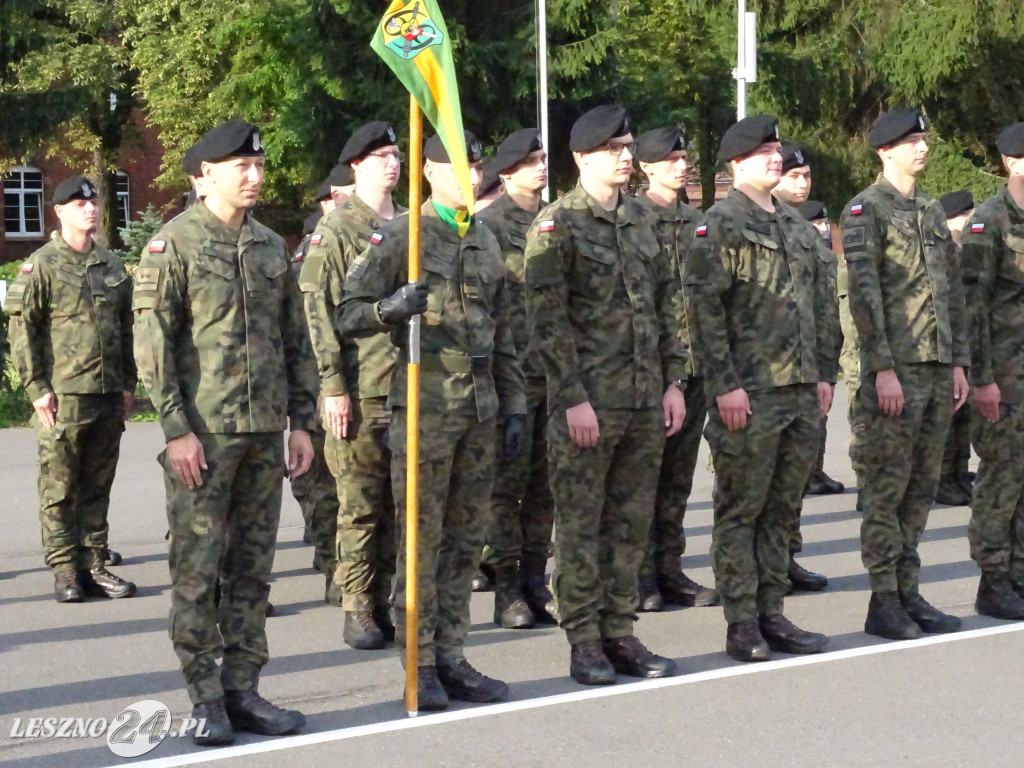 Przysięga wojskowa w Lesznie