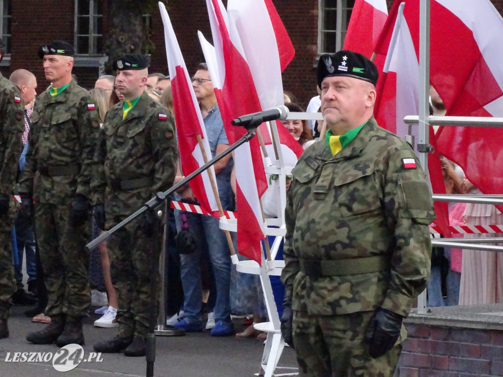 Przysięga wojskowa w Lesznie