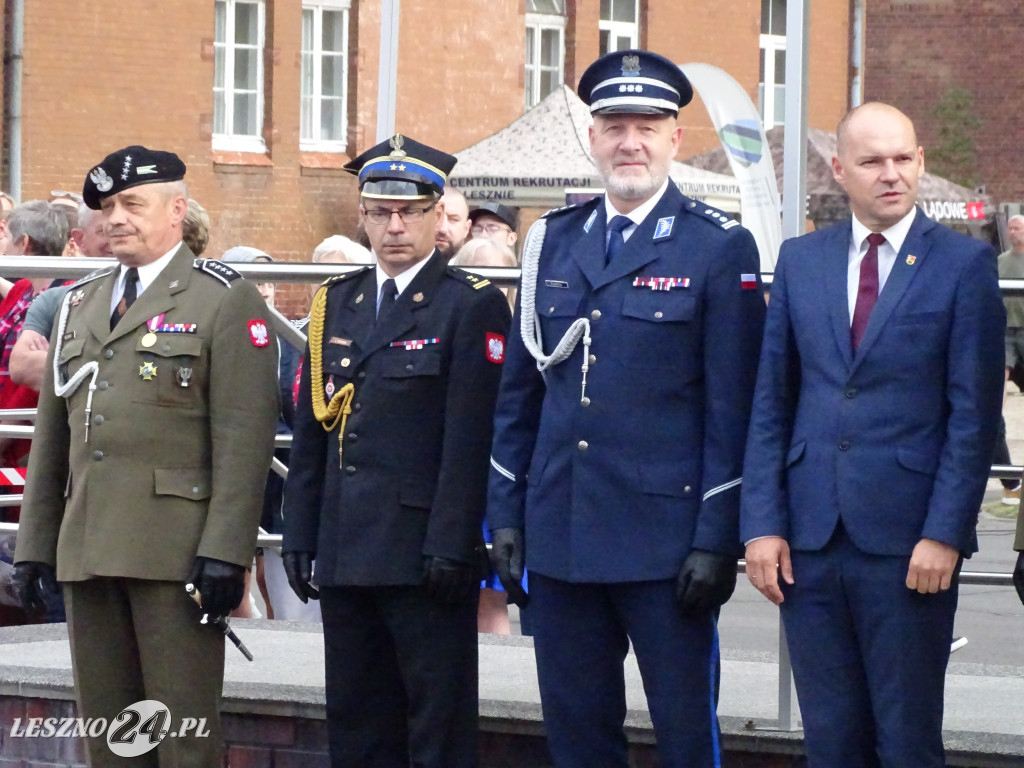 Przysięga wojskowa w Lesznie
