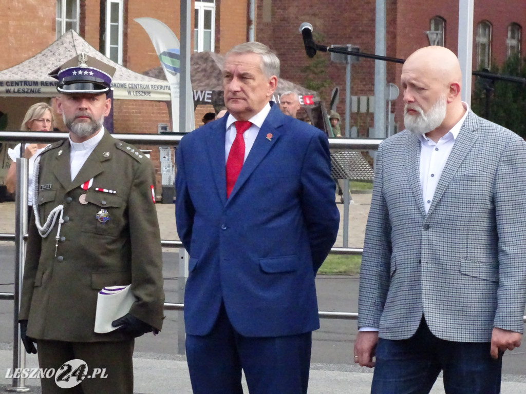Przysięga wojskowa w Lesznie