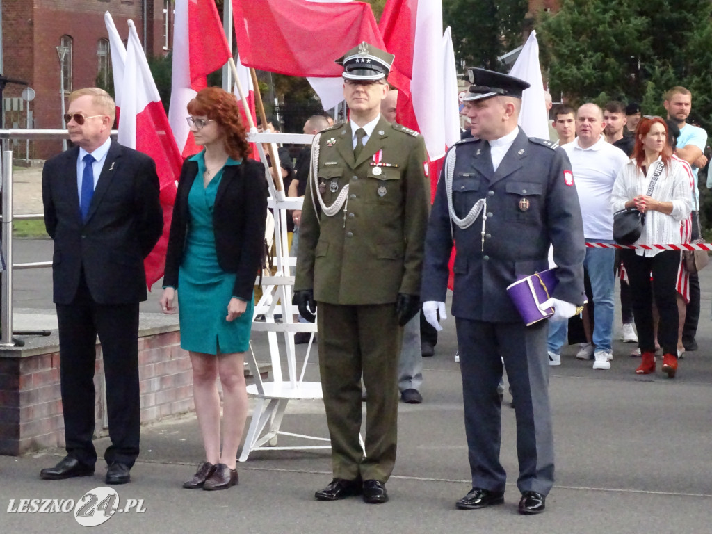 Przysięga wojskowa w Lesznie