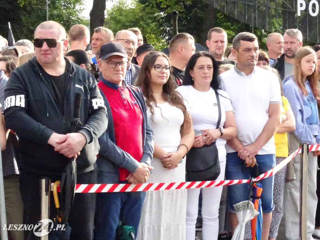 Przysięga wojskowa w Lesznie