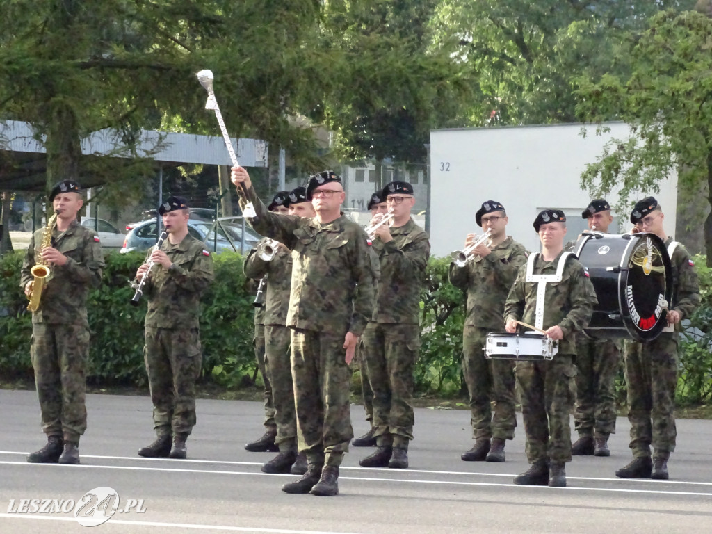 Przysięga wojskowa w Lesznie