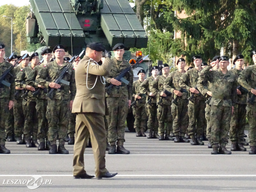 Przysięga wojskowa w Lesznie