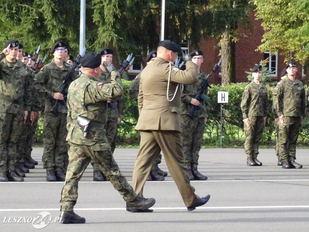 Przysięga wojskowa w Lesznie