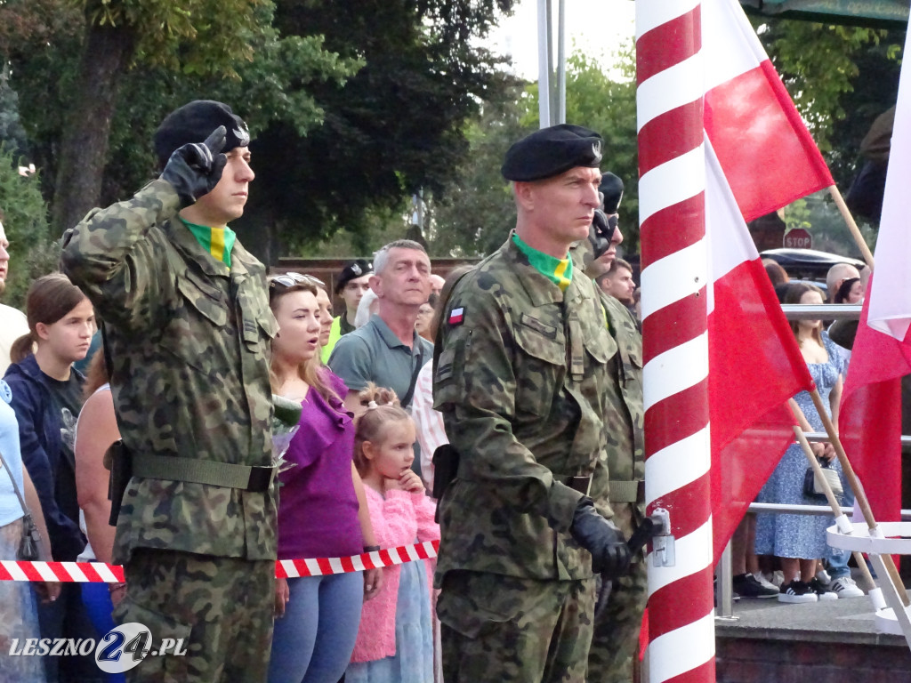Przysięga wojskowa w Lesznie