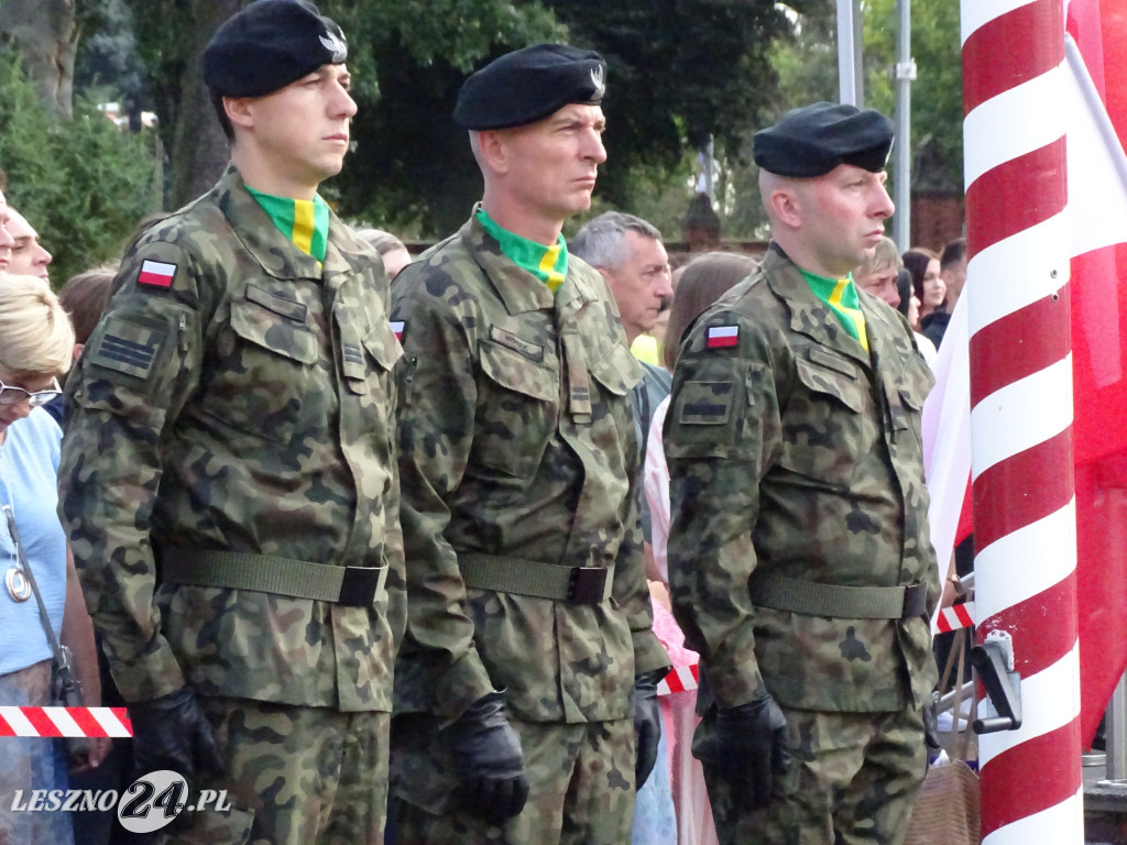 Przysięga wojskowa w Lesznie