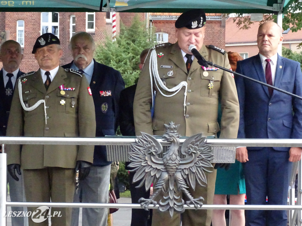 Przysięga wojskowa w Lesznie