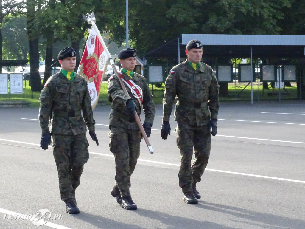 Przysięga wojskowa w Lesznie