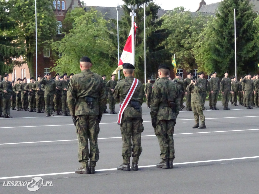 Przysięga wojskowa w Lesznie