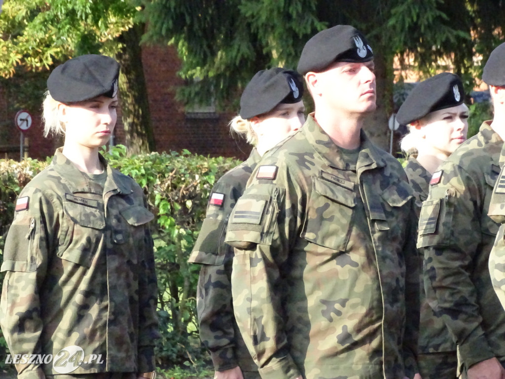 Przysięga wojskowa w Lesznie