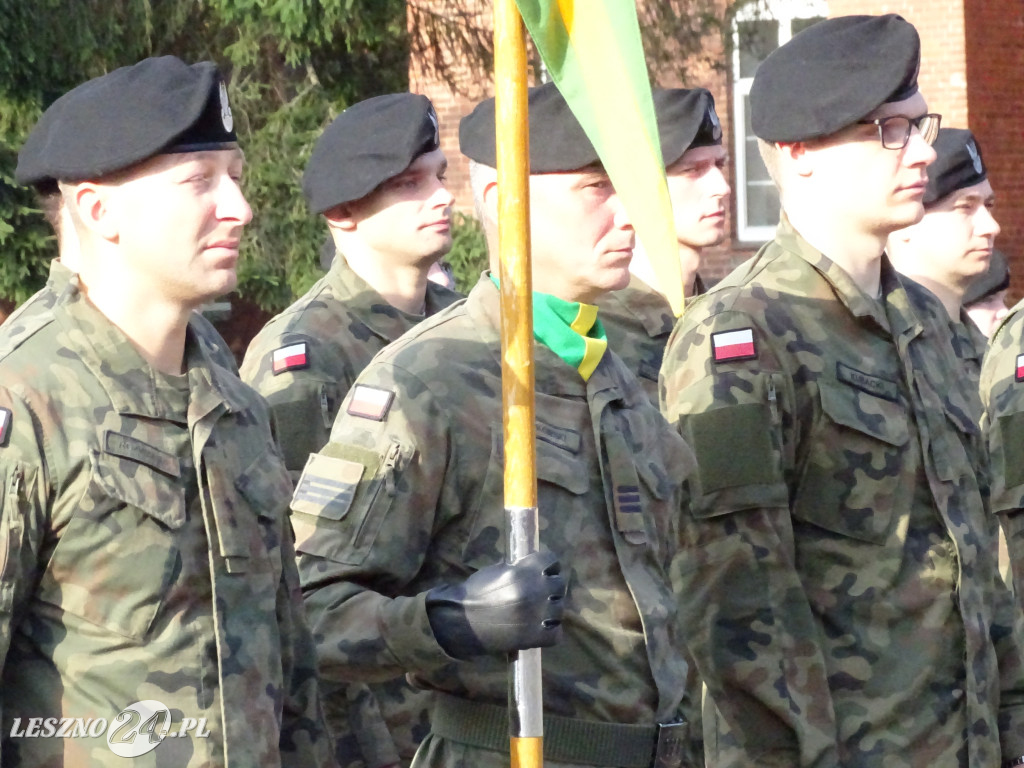Przysięga wojskowa w Lesznie
