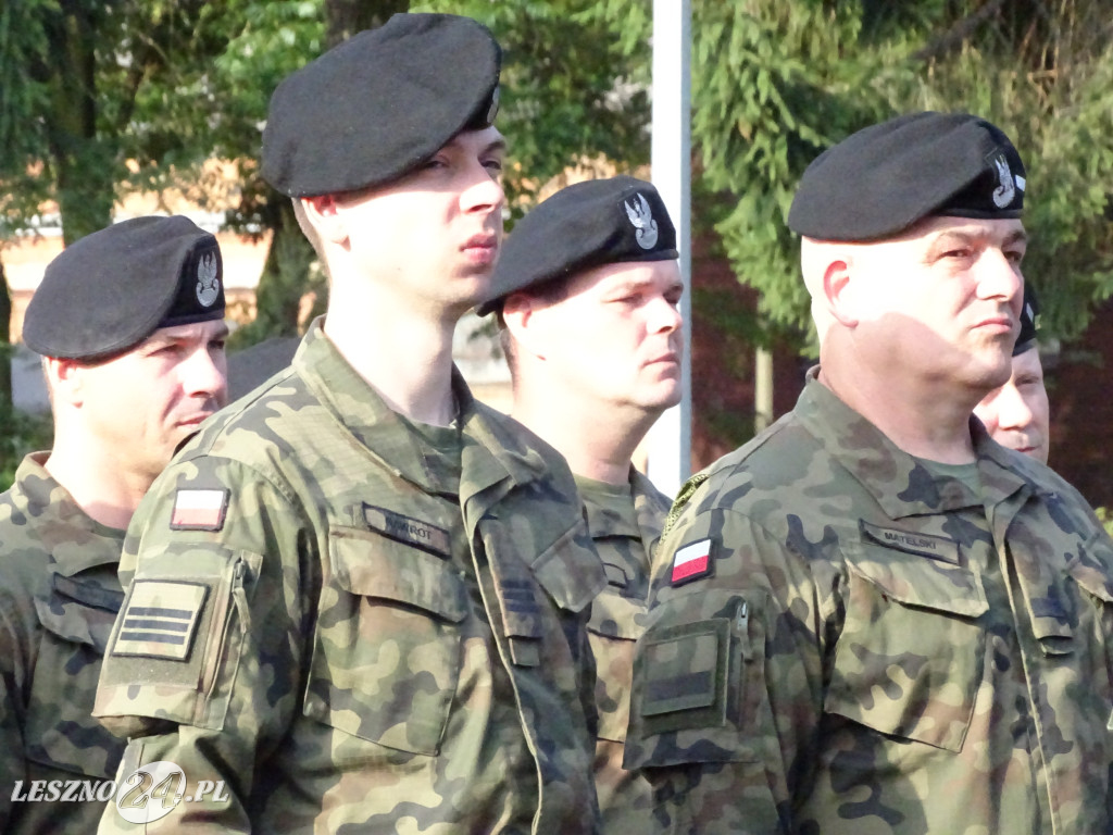 Przysięga wojskowa w Lesznie