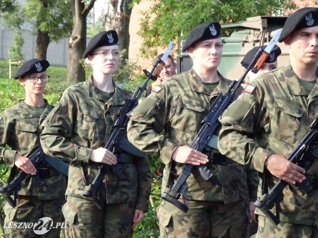 Przysięga wojskowa w Lesznie