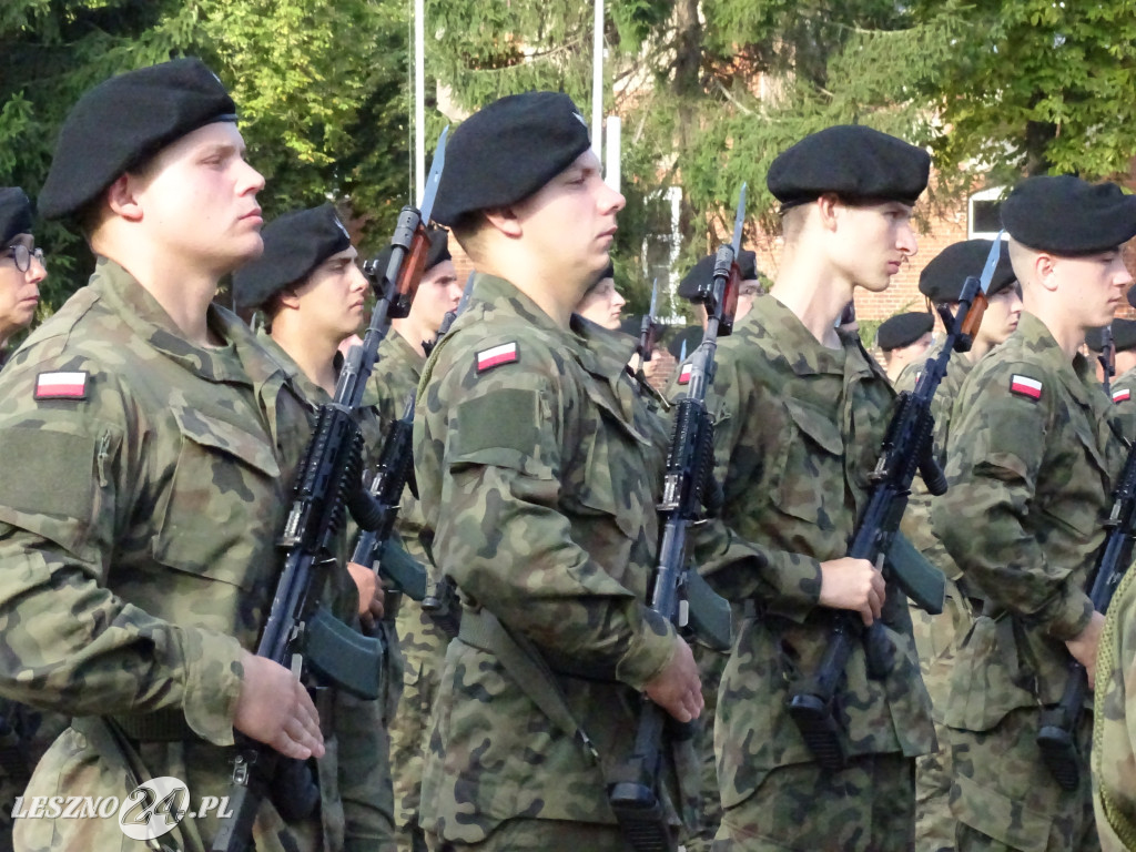 Przysięga wojskowa w Lesznie