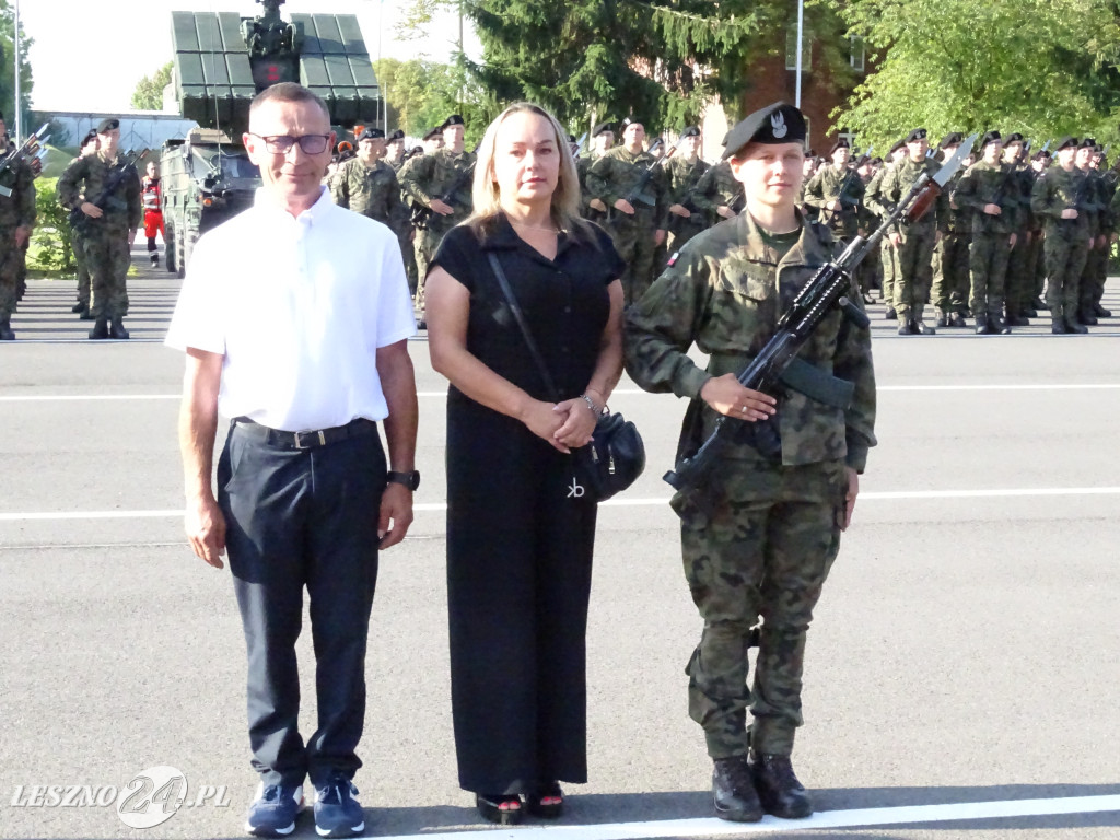 Przysięga wojskowa w Lesznie