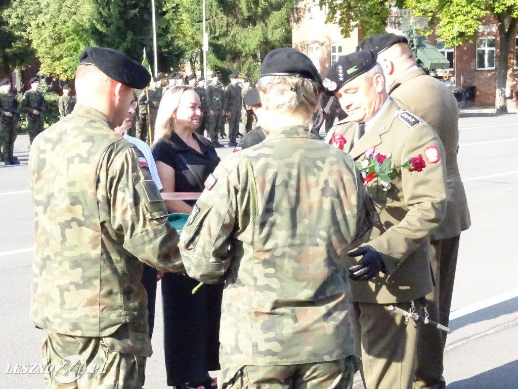 Przysięga wojskowa w Lesznie