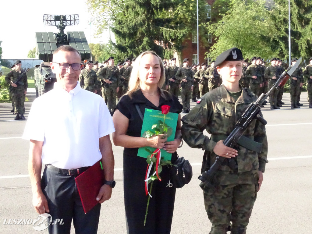 Przysięga wojskowa w Lesznie