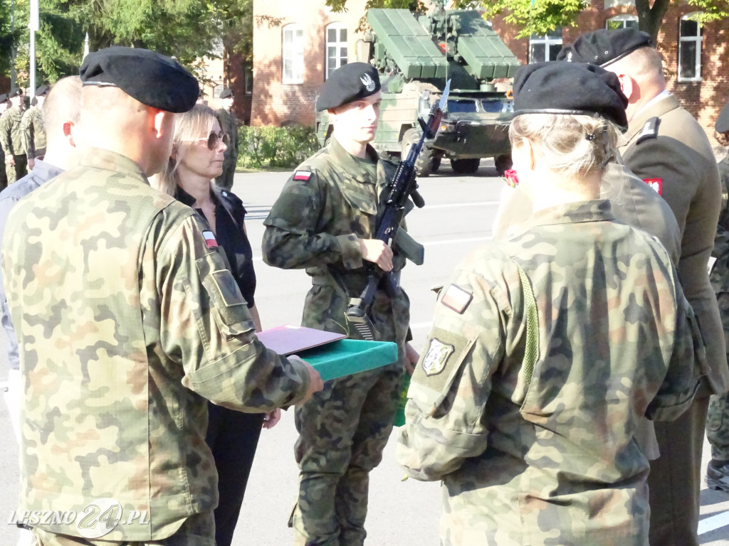 Przysięga wojskowa w Lesznie