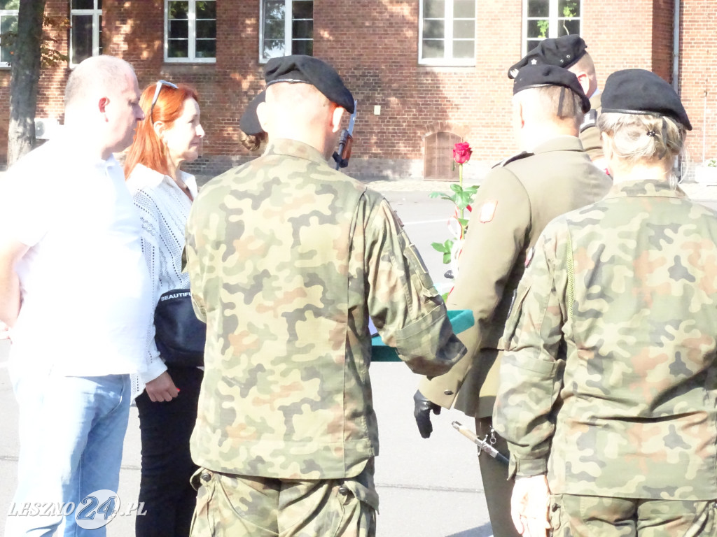 Przysięga wojskowa w Lesznie