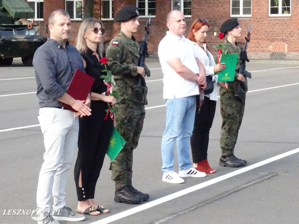 Przysięga wojskowa w Lesznie
