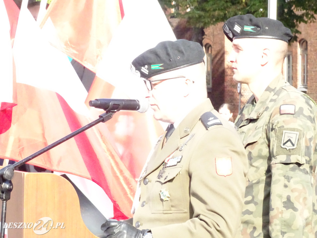 Przysięga wojskowa w Lesznie