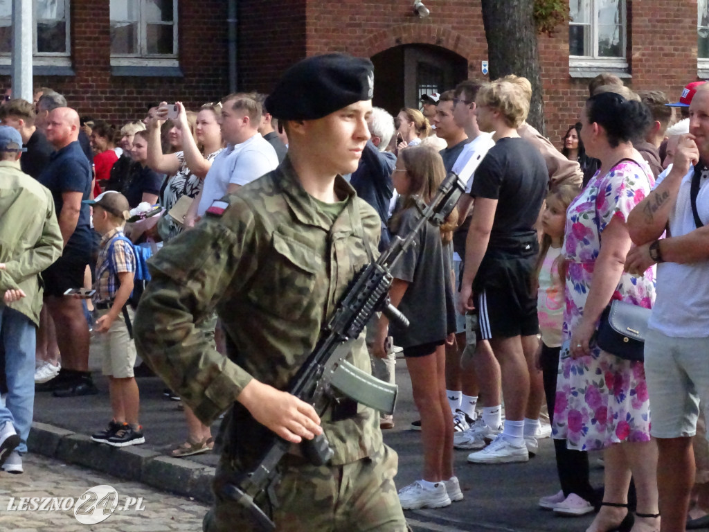 Przysięga wojskowa w Lesznie