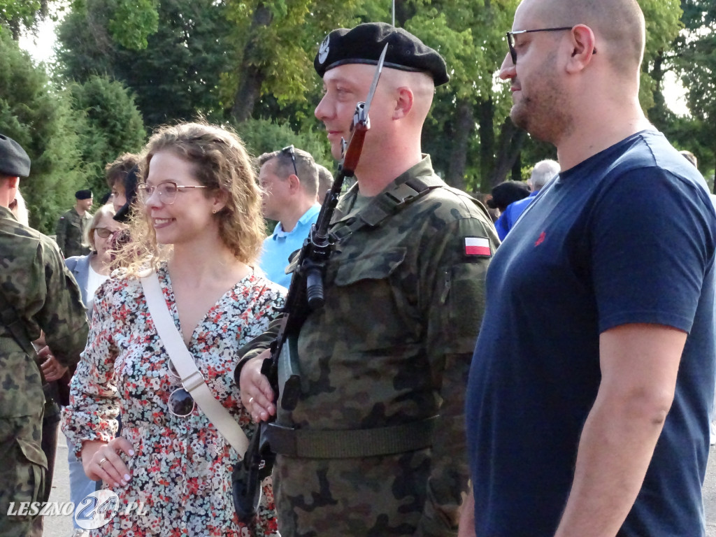 Przysięga wojskowa w Lesznie