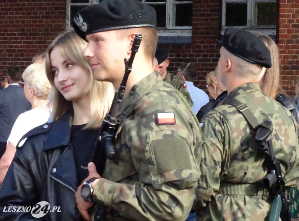 Przysięga wojskowa w Lesznie