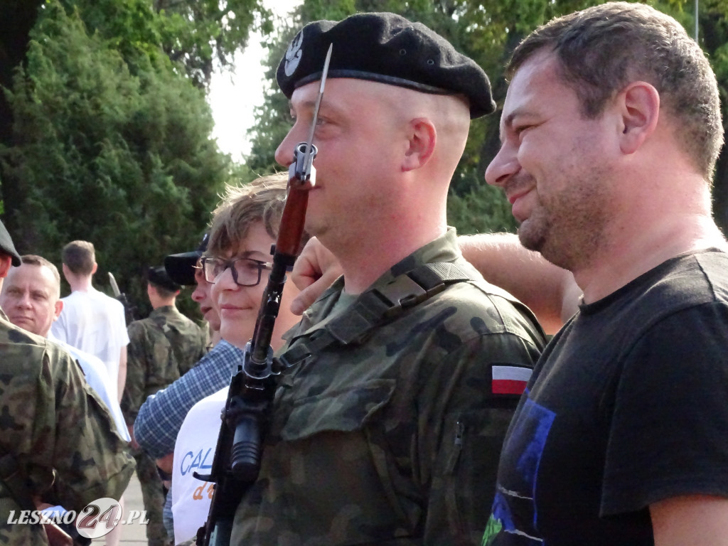 Przysięga wojskowa w Lesznie
