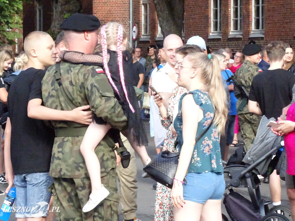 Przysięga wojskowa w Lesznie