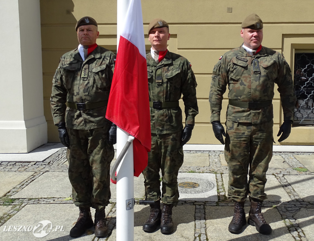 Batalion WOT w Lesznie otrzymał sztandar