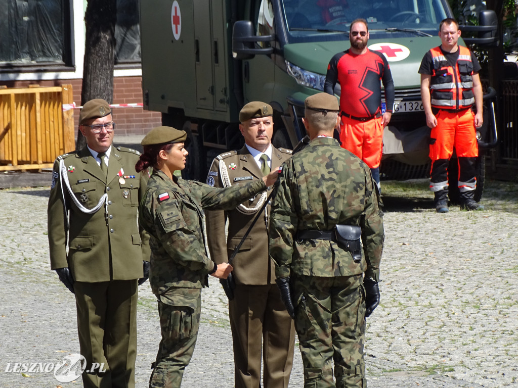 Batalion WOT w Lesznie otrzymał sztandar