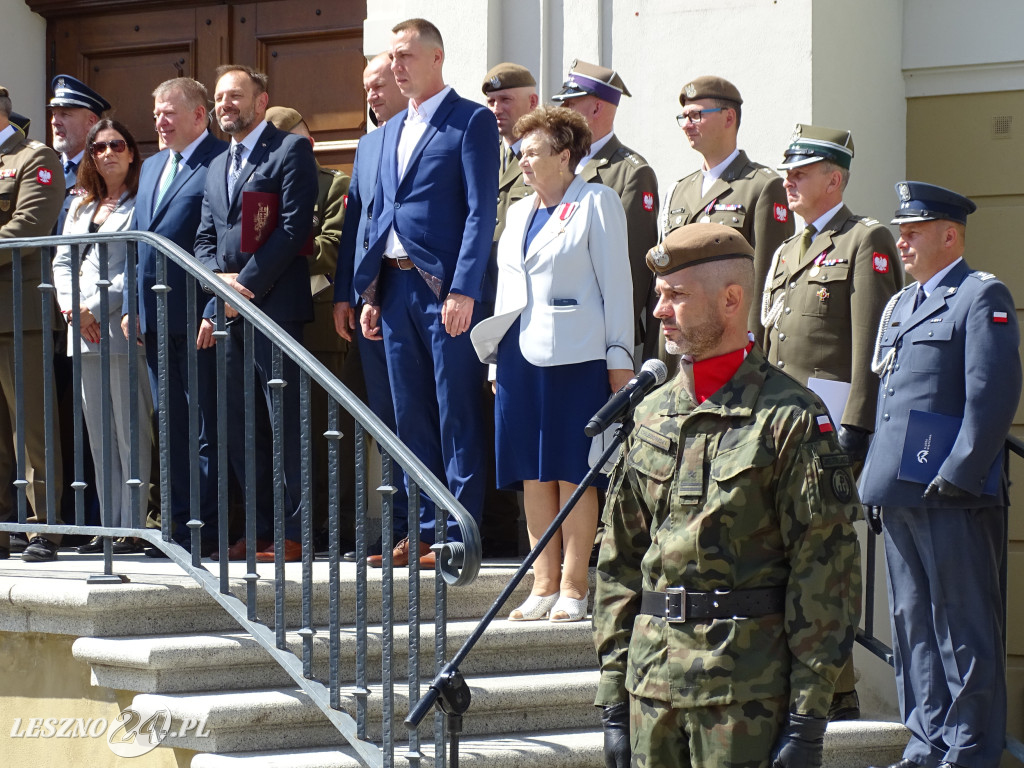 Batalion WOT w Lesznie otrzymał sztandar
