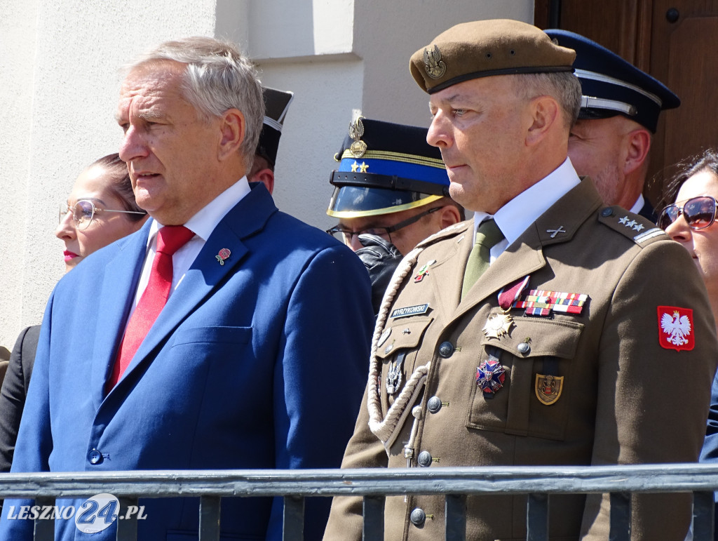 Batalion WOT w Lesznie otrzymał sztandar