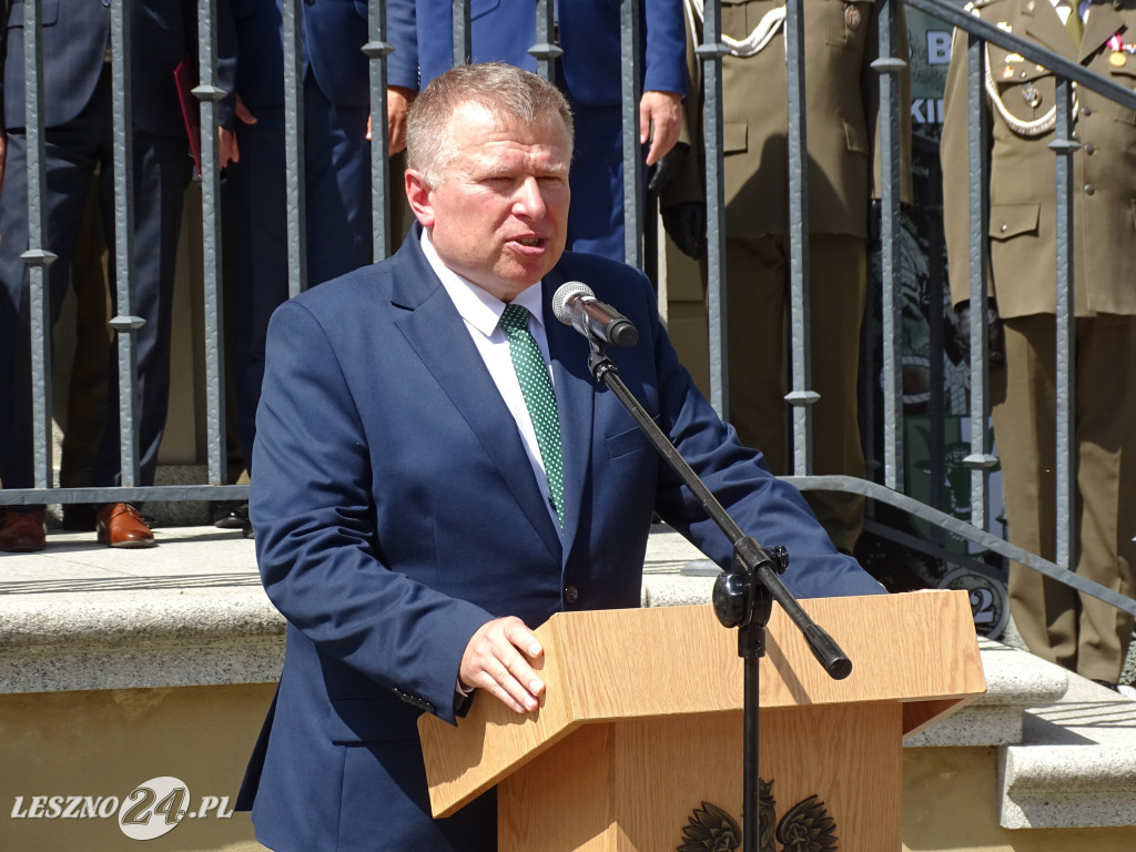 Batalion WOT w Lesznie otrzymał sztandar