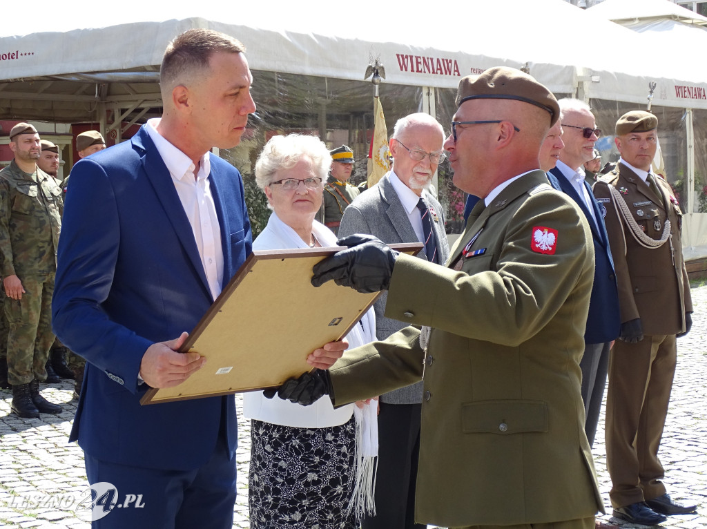 Batalion WOT w Lesznie otrzymał sztandar