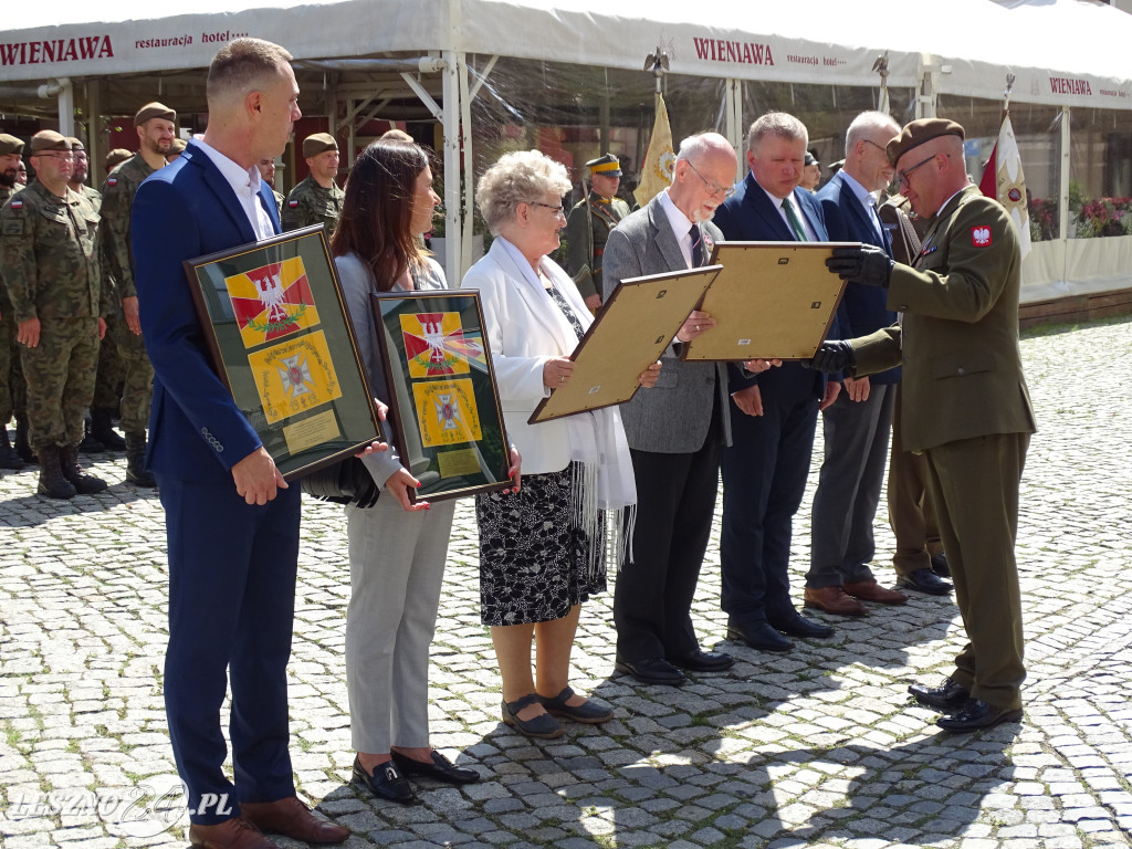 Batalion WOT w Lesznie otrzymał sztandar
