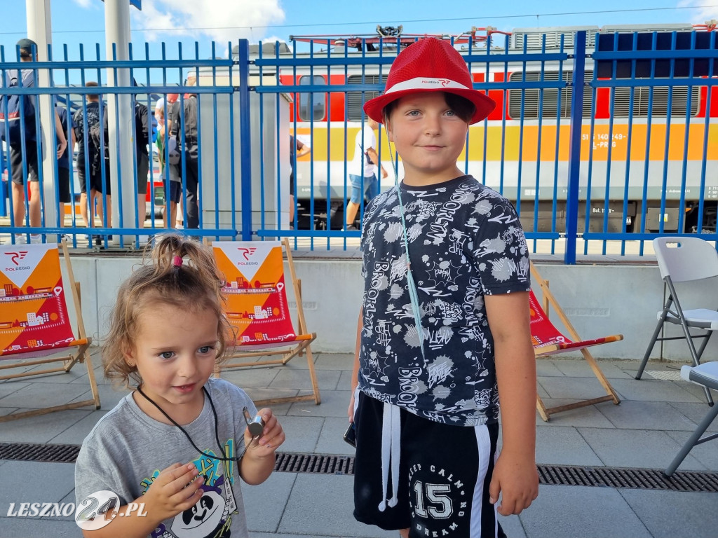 Wystawa taboru kolejowego w Lesznie