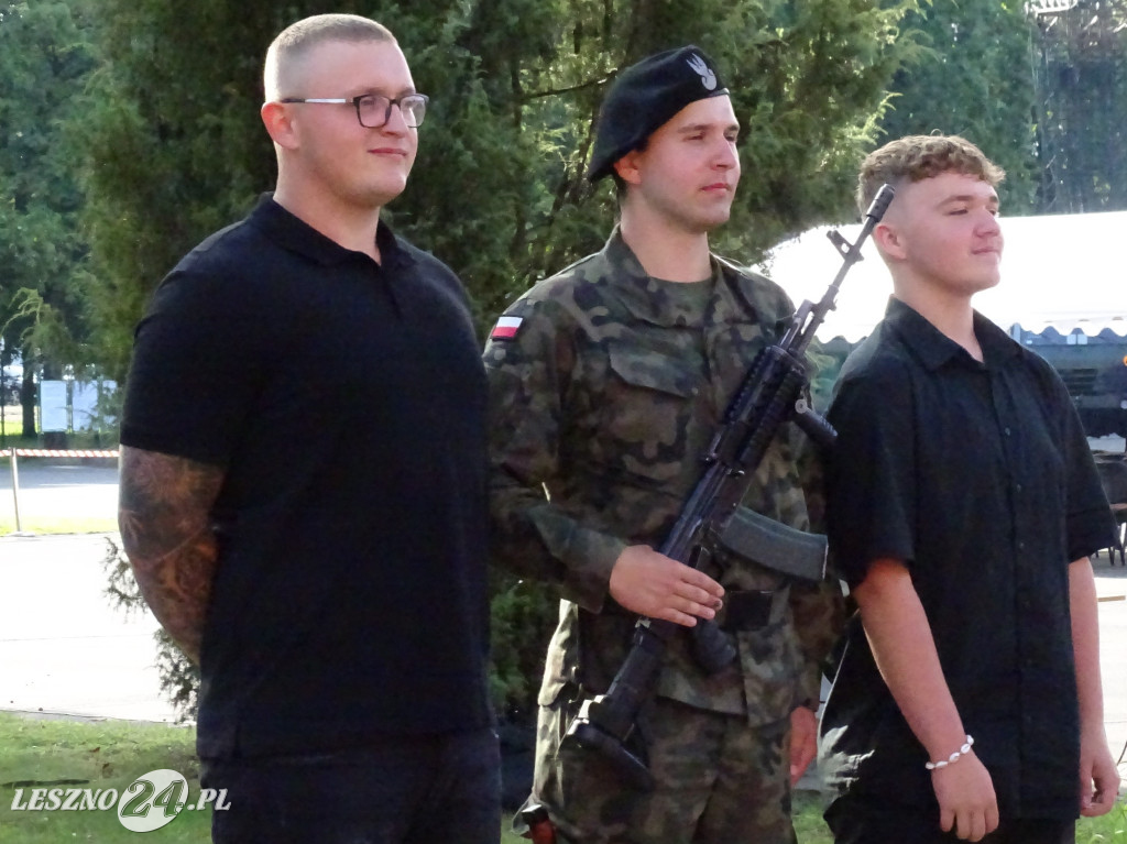 Przysięga wojskowa w Lesznie