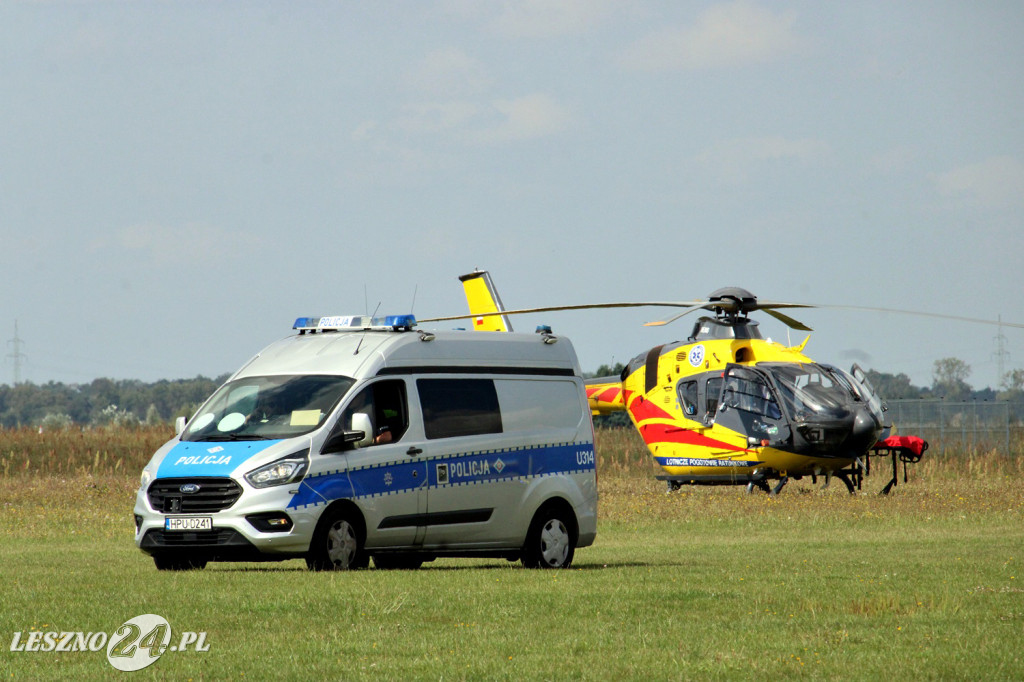 Wypadek na leszczyńskim lotnisku