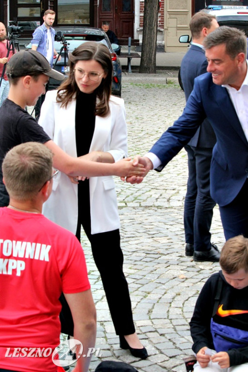 Wojewoda wielkopolska z wizytą w Lesznie