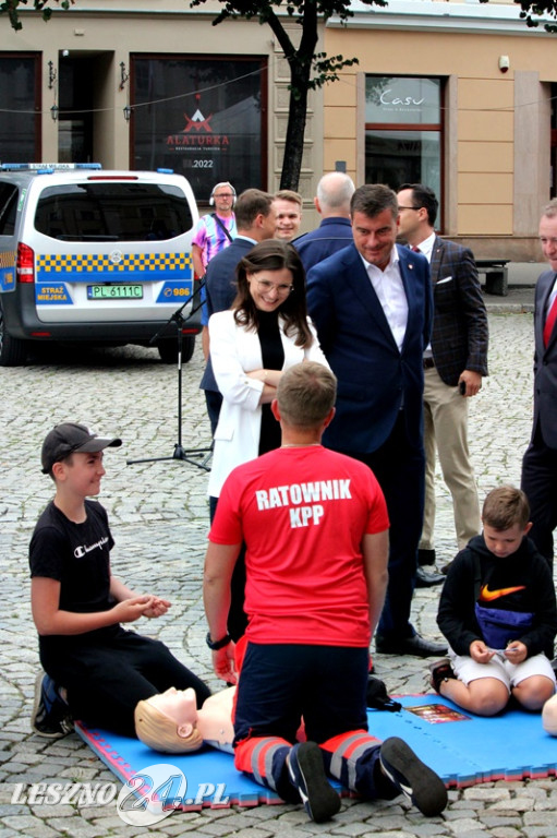 Wojewoda wielkopolska z wizytą w Lesznie