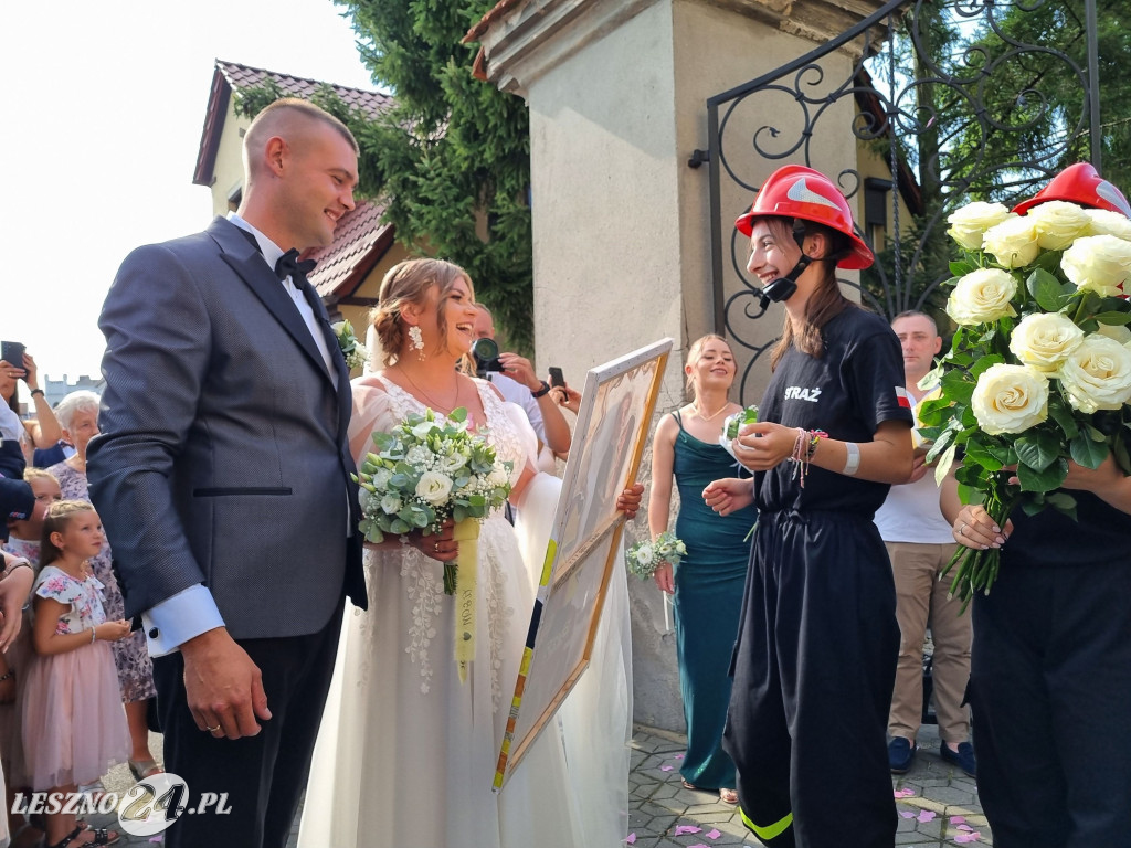 Strażacki ślub w OSP Dąbcze