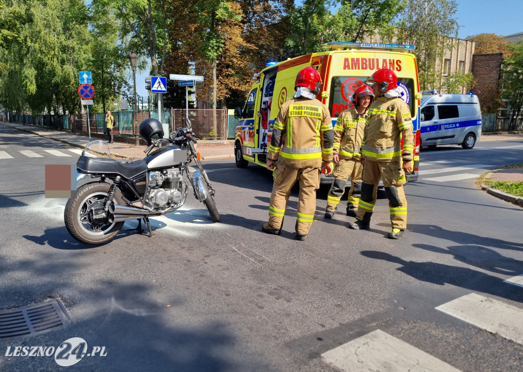 Zderzenie na skrzyżowaniu Marcinkowskiego/Krasińskiego
