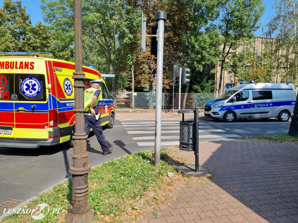 Zderzenie na skrzyżowaniu Marcinkowskiego/Krasińskiego