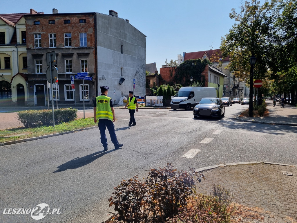 Zderzenie na skrzyżowaniu Marcinkowskiego/Krasińskiego