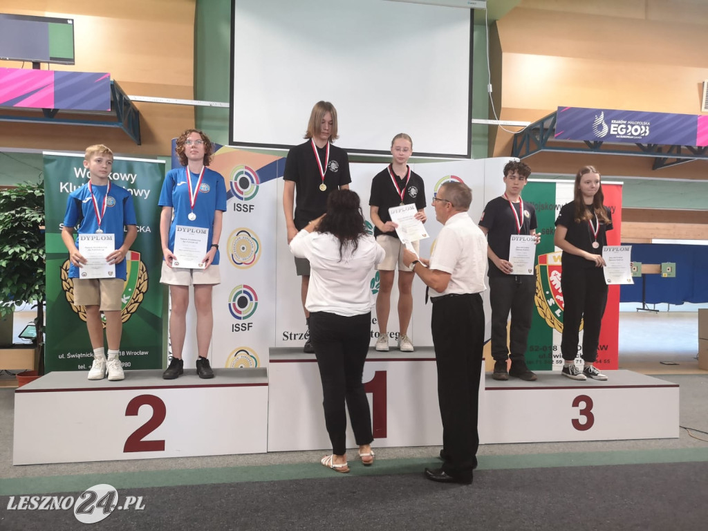 Medale strzelców Lesny Leszno